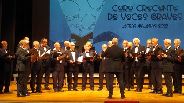 O Coro Crecente nun concerto