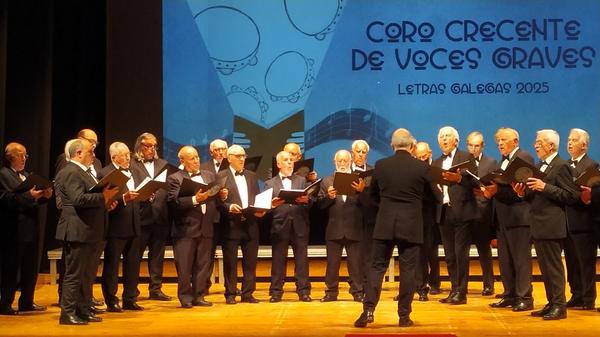 O Coro Crecente nun concerto