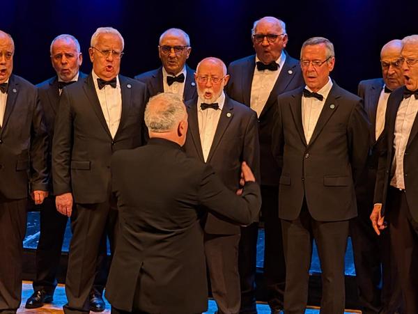 O Coro Crecente nun concerto