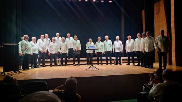 O Coro Crecente nun concerto