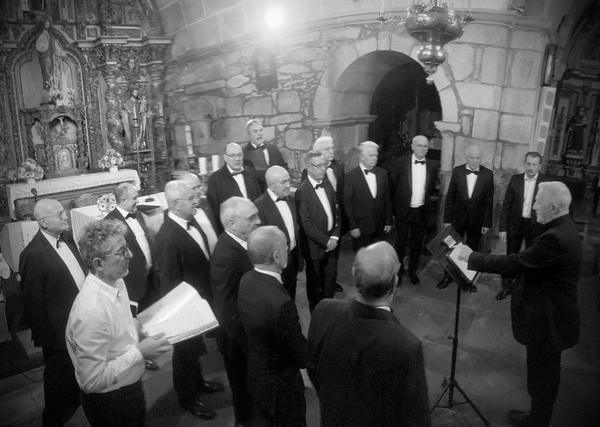 O Coro Crecente nun concerto
