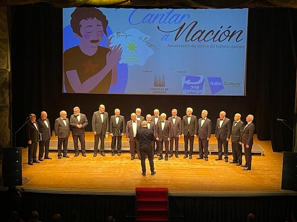 O Coro Crecente nun concerto