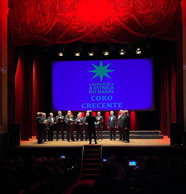 O Coro Crecente nun concerto