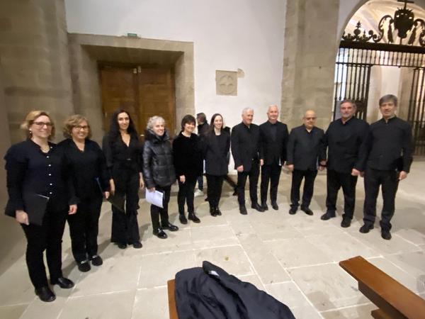 O Coro Crecente nun concerto
