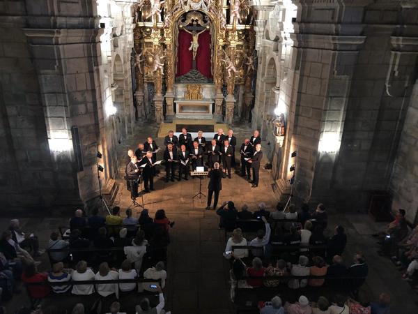 O Coro Crecente nun concerto
